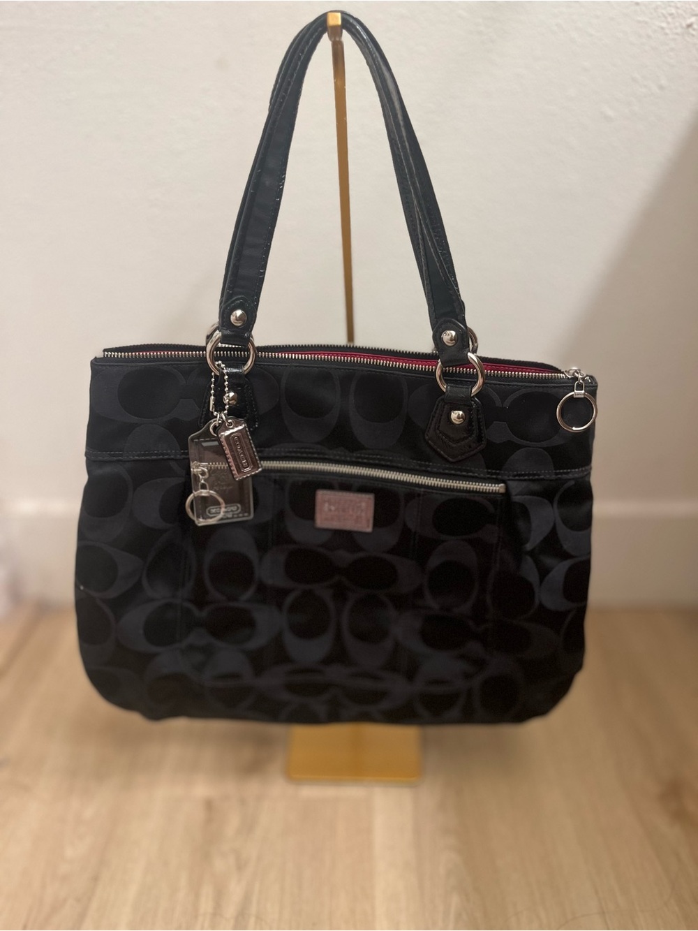 Coach Poppy Signature Glam Tote